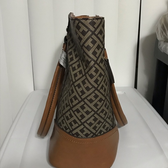 TOMMY HILFIGER Dark Chocolate monogram tote - Picture 3 of 8